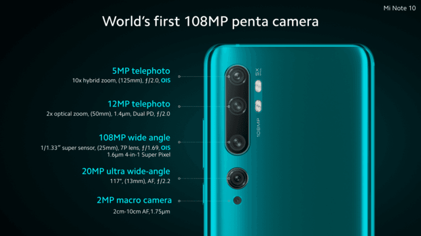 Xiaomi Mi Note 10 128GB - אחריות 24 חודשים