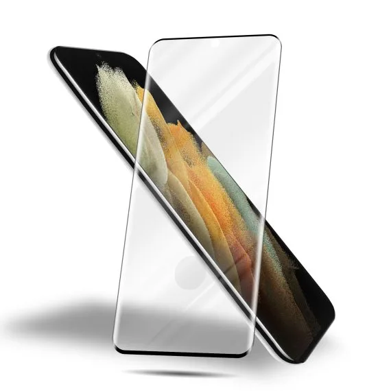 5 יחידות מגן מסך זכוכית לסמסונג גלקסי S21 Ultra